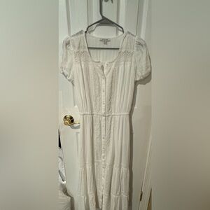 American eagle off white dress M